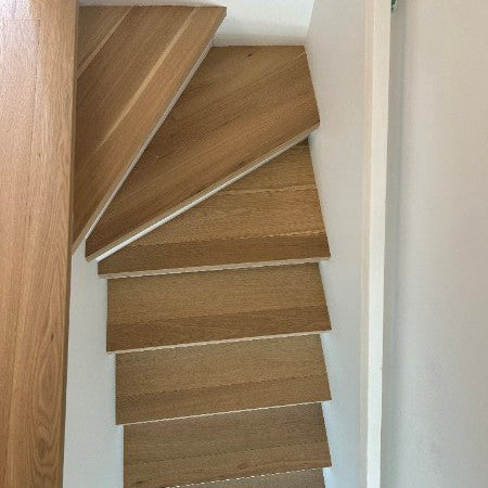 CUSTOM FABRICATED NOSINGS (10001) 

INSTALLED BY WOODPECKER FLOORING