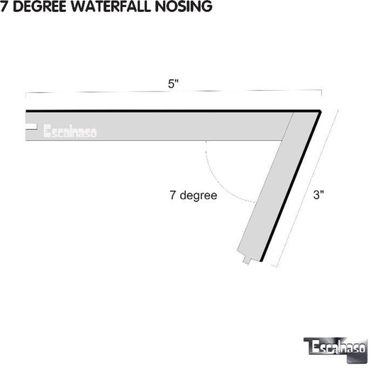 (10019) ENGINEERED WATERFALL NOSING 7 DEGREES