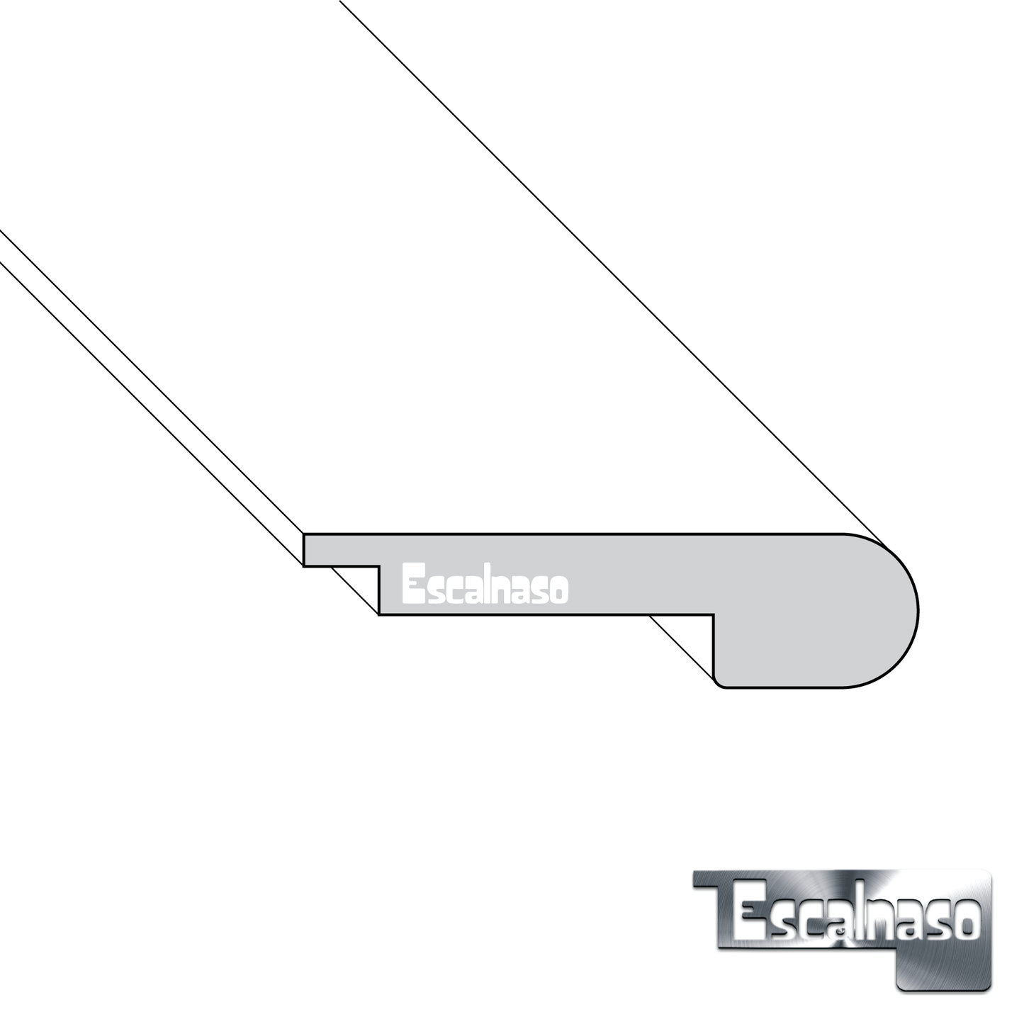 (11010) 10 MM SUBURBS STAIR NOSINGS FLUSH