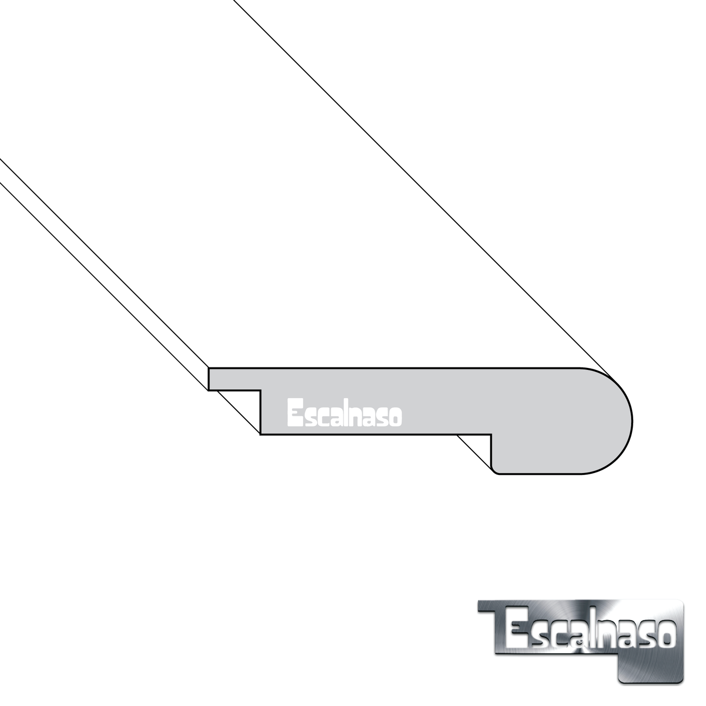 (11012) 12 MM SUBURBS STAIR NOSINGS FLUSH