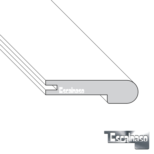 (11018) 12 MM SUBURBS STAIR NOSINGS FLUSH