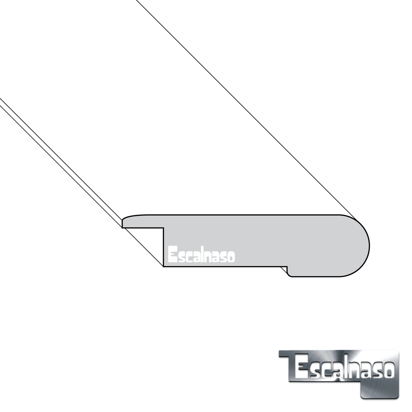 (11212) 12 MM SUBURBS STAIR NOSINGS OVERLAP