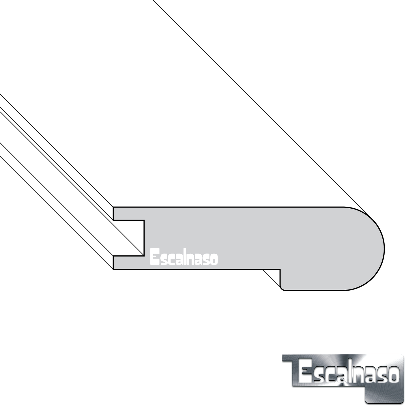 (11318) 18 MM DOWNTOWN STAIR NOSINGS FLUSH