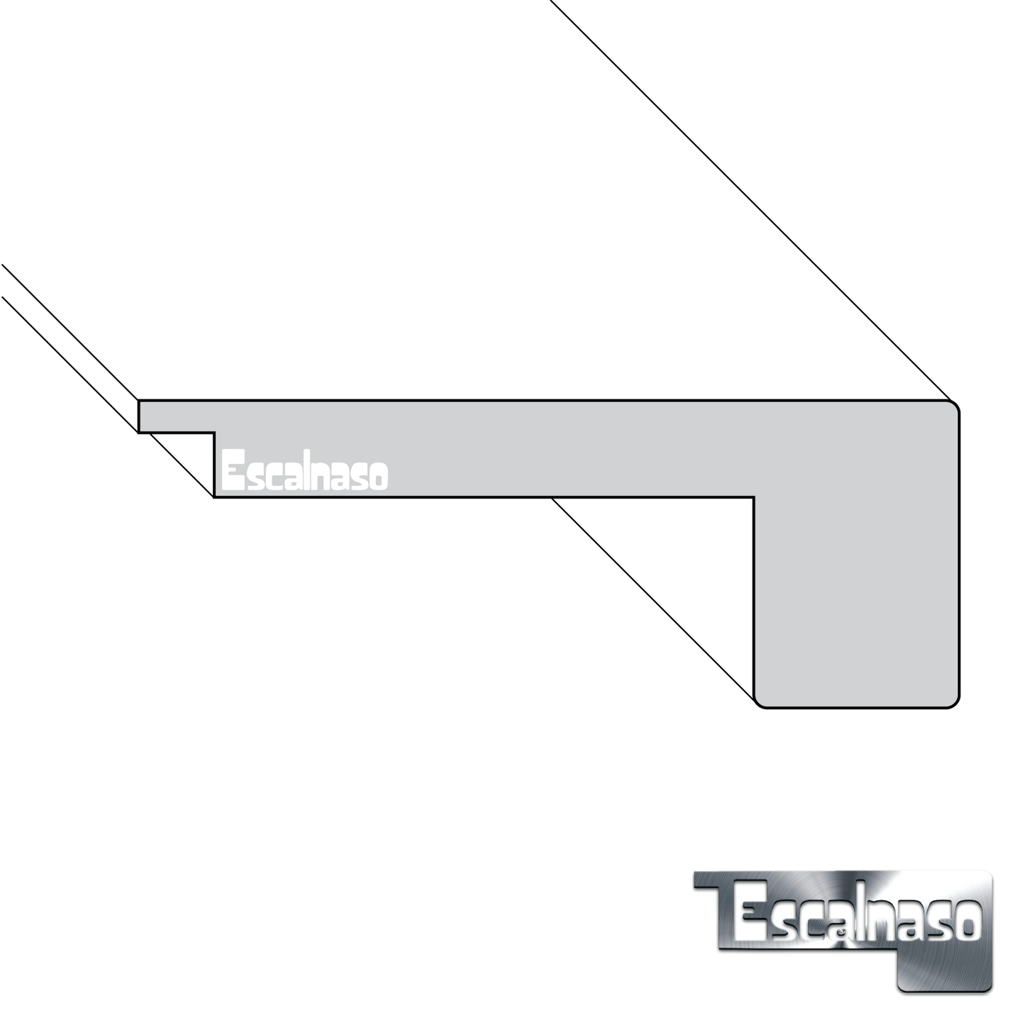 (11412) 12 MM UPTOWN  STAIR NOSINGS FLUSH