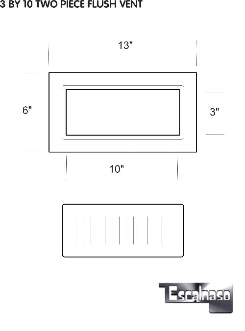 (11710) FABRICATED VENT FROM CUSTOMER'S MATERIAL