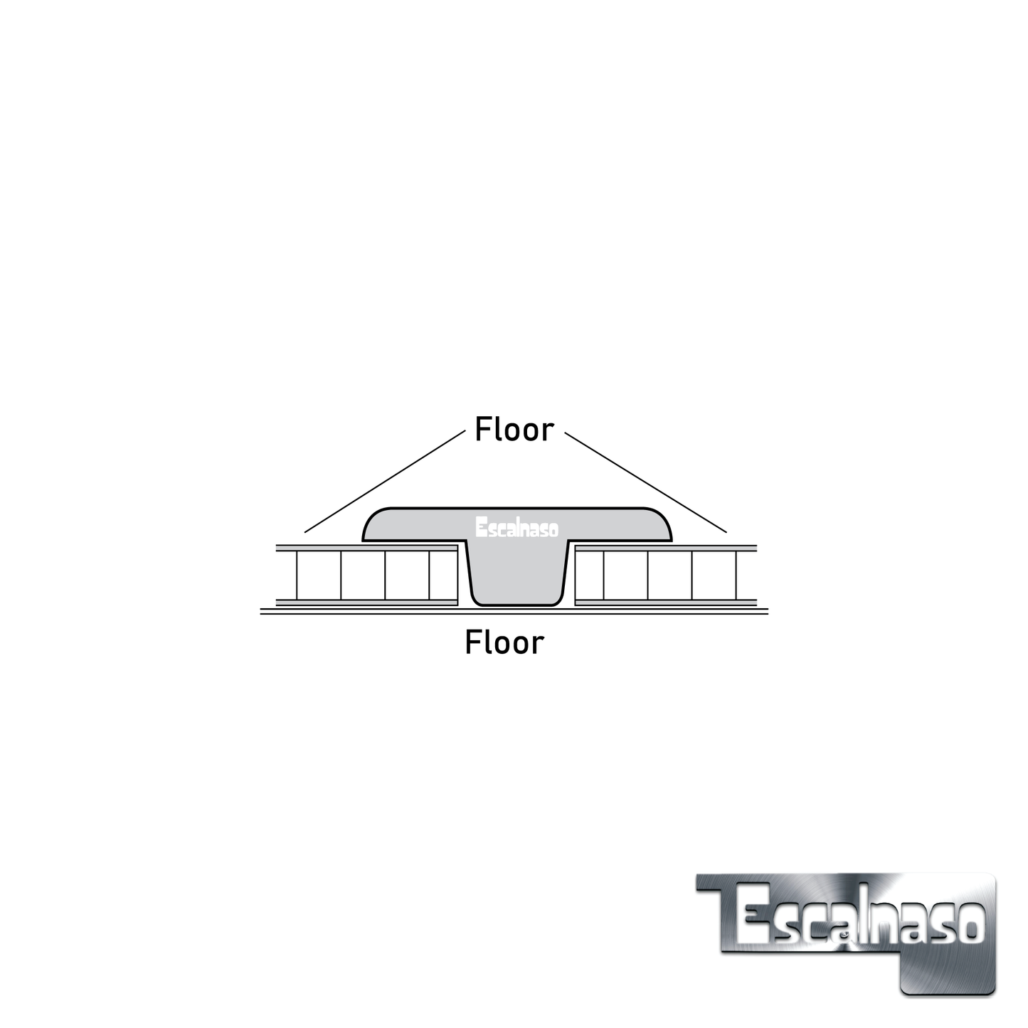 (12506) FLAT TOP T MOULDING