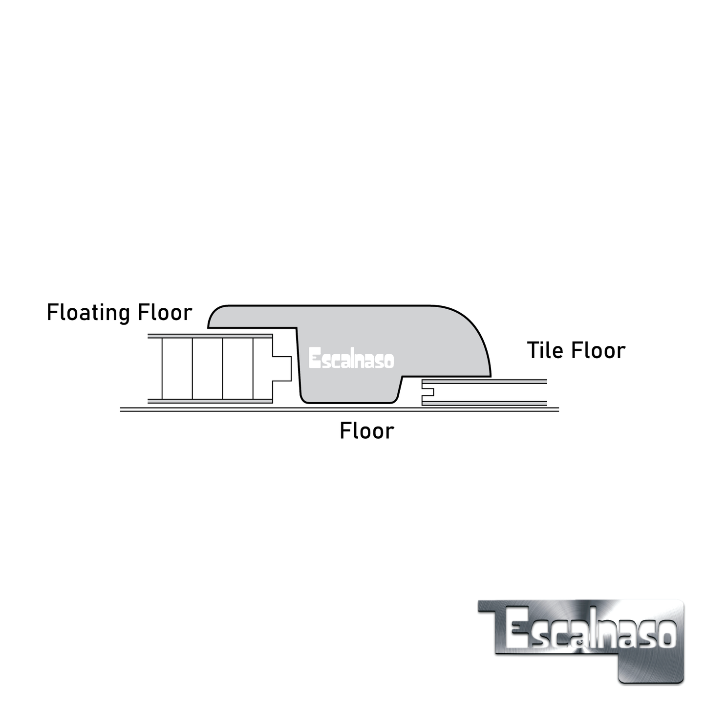 (12518) THICK OFFSET  T MOULDING