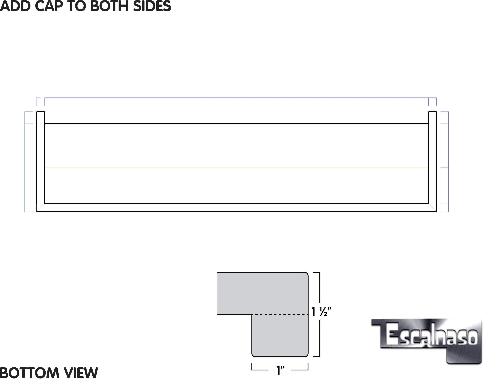 (13640) UPTOWN TREAD ADD CAP TO BOTH SIDES