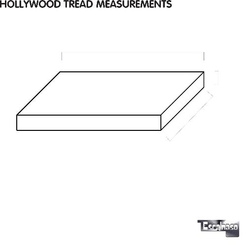 (14740) 6 SIDE FINISHED HOLLYWOOD TREADS